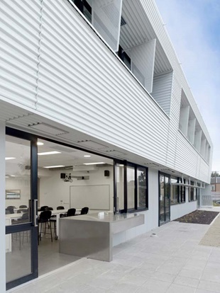 Victoria’s largest secondary school campus may look simple at first glance, but highly considered and tested theories of education and learning are embedded within these striking steel buildings.